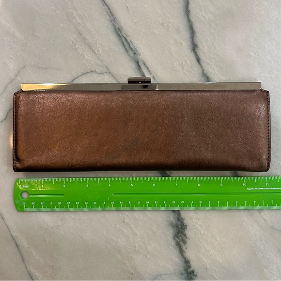 Vintage Chinese Laundry Two-Tone Leather Wallet Clutch – Y2K Era - Picture 13 of 15